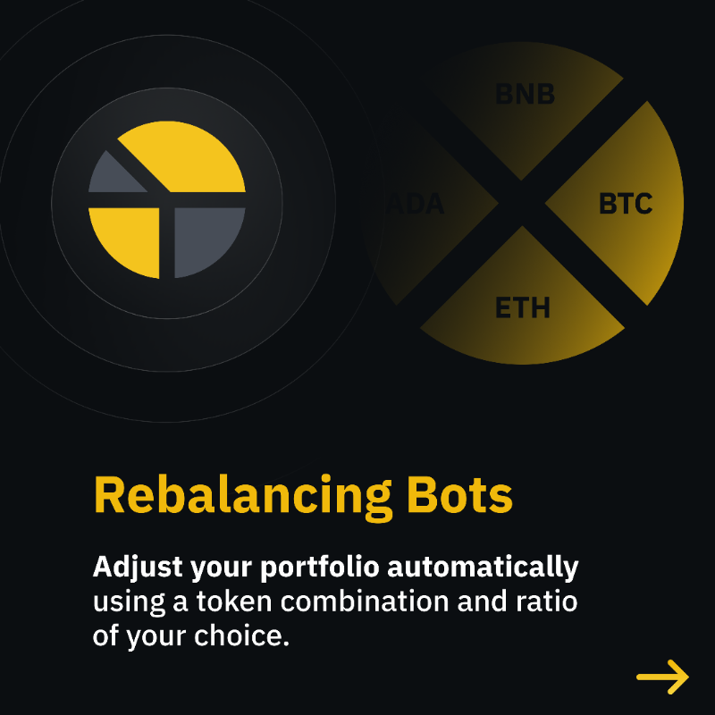 binance's tweet photo. Make your trading experience simpler with spot trading bots on #Binance

Learn about the different types 👉
