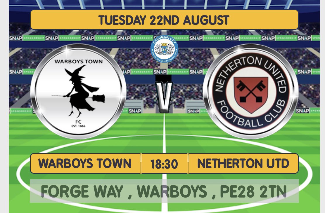 Tomorrow evening we welcome down @NethertonUtdFC down to the forge .
All support is greatly appreciated and the bar is open from 6 👌🏽🍻

#upthewitches 🔴⚫️