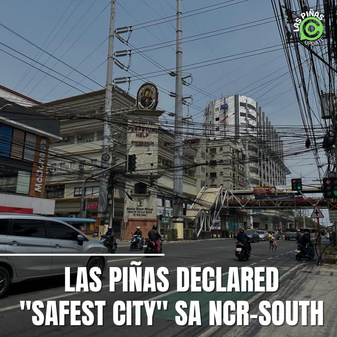 pinas_city's tweet photo. LAS PIÑAS, DECLARED SAFEST CITY SA NCR-SOUTH!
#LPCUpdate #OurHome #LasPiñas
#TuloyAngTapatAtProgresibongSerbisyo

Nagkamit muli ng parangal ang Las Piñas City bilang "Safest City" o pinakaligtas na lungsod sa katimugang Metro Manila na iginawad ng Southern Police District (SPD). https://t.co/AtwboC7O4J