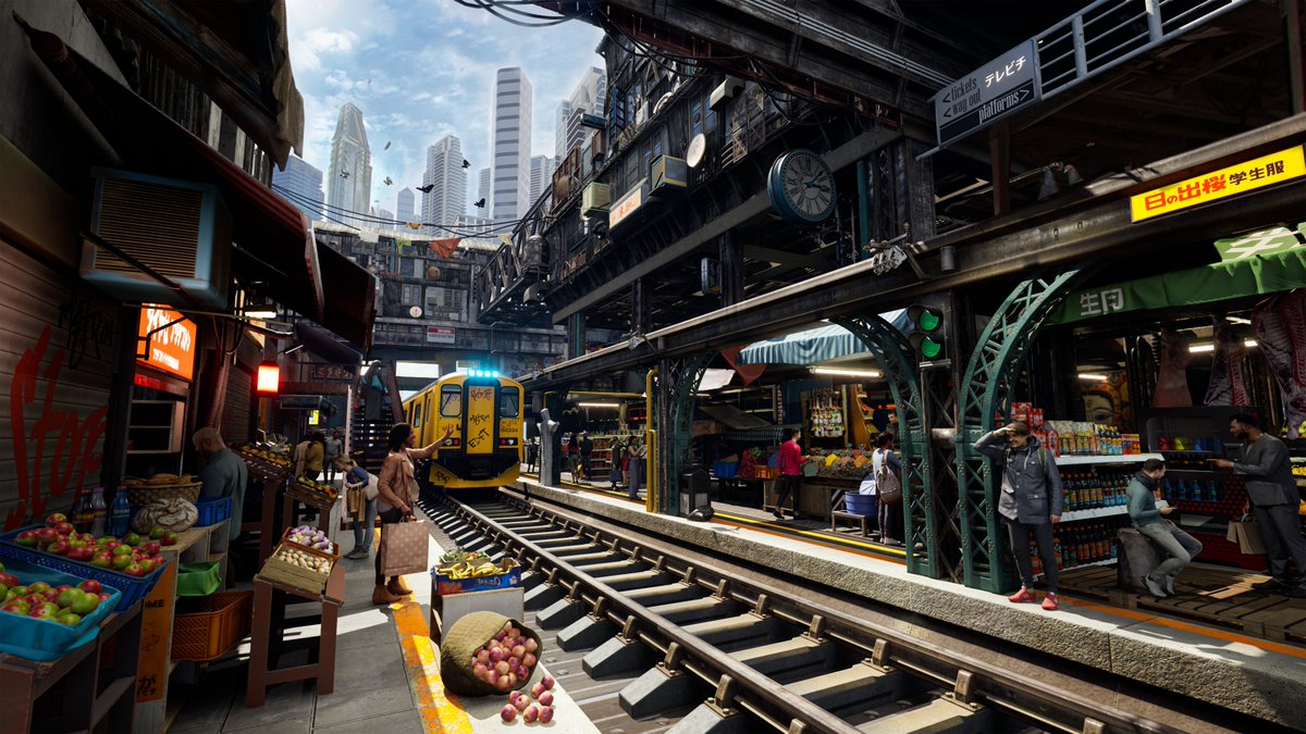 Good Morning Everyone ☀️

Maeklong Railway Market 🚃🚃

Fully 3D work , 1/1 on Foundation ▲⬤■

0.42 ETH reserve Price 

6K resolution  on FND 

Link🔗

foundation.app/@bunyaminbulak…

#NFTDROPS #nftcollector