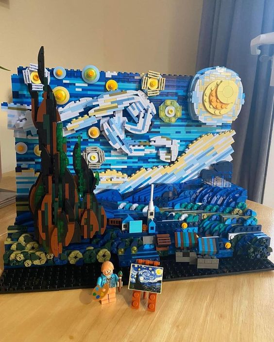 prettiestavenue's tweet photo. van gogh diy lego blocks https://t.co/V590PnkxAC