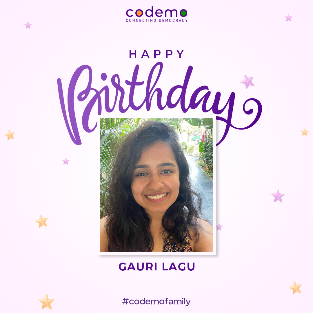 codemotech's tweet photo. Happy Birthday to the amazing Gauri Lagu from the Codemo family! Your brilliance and positivity light up our team. May this year be filled with exciting adventures and wonderful memories.
Enjoy your special day! ๐๐
#HappyBirthday #Wishes #CodemoFamily #Celebration https://t.co/khBawPnSKf