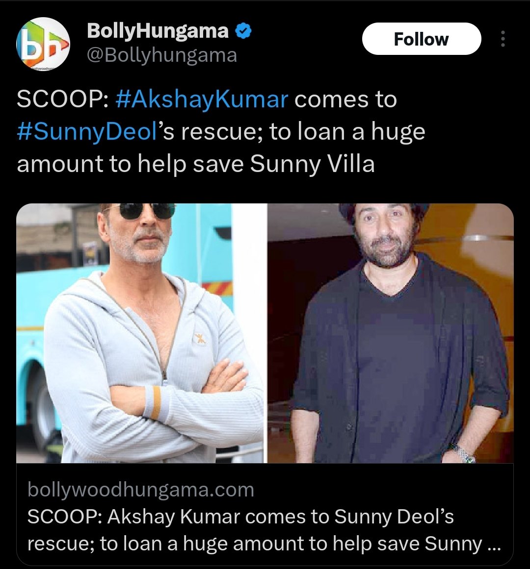 RavenLips_'s tweet photo. Ohh man that's a huge amount🔥😯

Bade Dilwala @akshaykumar 🙌🏻
#AkshayKumar #SunnyDeol https://t.co/Q7kaBKf6wR