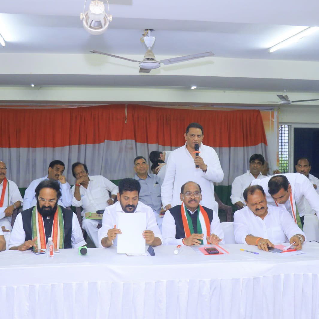 TPCC meeting at Gandhi Bhavan. Congress is ready to reclaim Telangana. @INCTelangana @INCIndia #TelanganaCongress