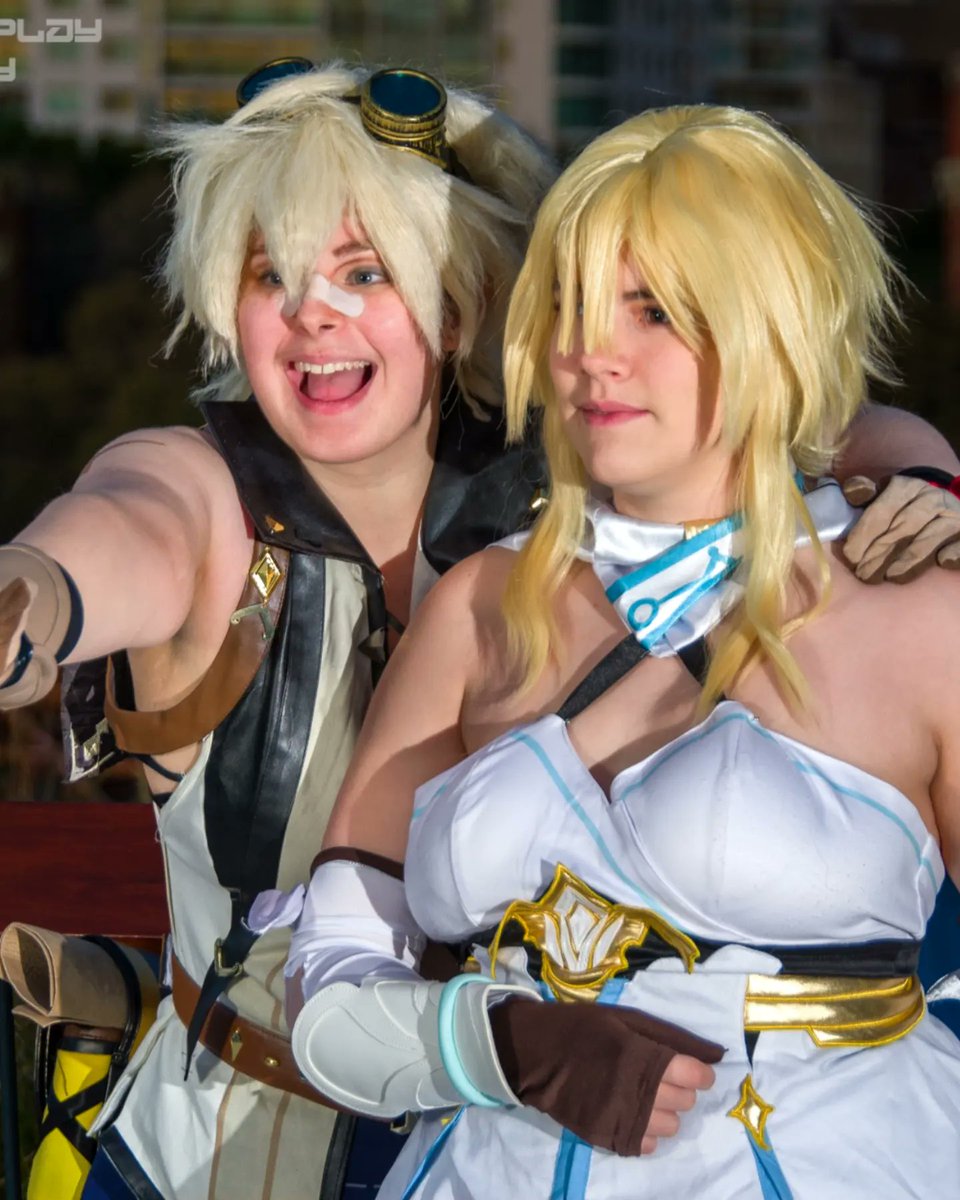 Aliibean's tweet photo. Some cute Lumine and Benny w/ the amazing @Luna_Cykes from SMASH DAY 1! 🤍🧡
Characters:
Lumine: @Luna_Cykes
Bennett: @Aliibean
Series: Genshin Impact
📸: @/darkstormcosplay | IG
#smashcon #smashcon2023 #smashsydney #smashsydney2023 #genshinimpact #lumine #bennett https://t.co/ElrhAWvYUB