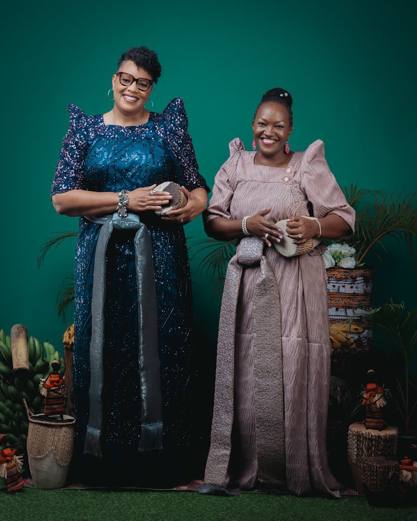 WanderlustUg's tweet photo. "Wherever you go becomes a part of you somehow. We have left our heart in many places &amp; will also keep many places in our hearts forever"

How about these culturally powerful photos of @USAmbUganda Natalie Brown &amp; @asiimwe4justice donning Gomesi &amp; Omwenda? 🇺🇬

📸 @AgandyStudios https://t.co/VVeEE5UhFm