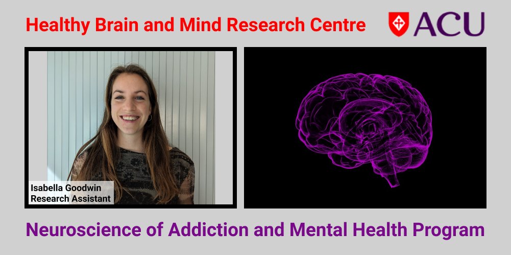 Welcome our new Research Assistant Isabella Goodwin (<a href="/issy_goodwin/">Isabella Goodwin</a>) to the Neuroscience of Addiction &amp; Mental Health Program. With a background in neuroimaging research in Schizophrenia, Isabella will support a range of AddPro research operations for our upcoming/ongoing projects