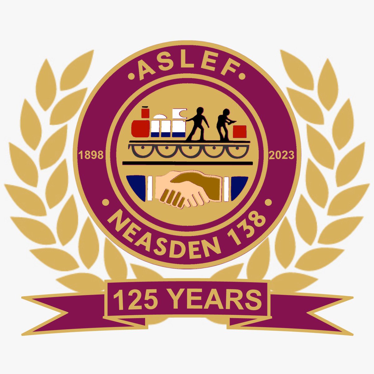 125 years ago today ASLEF Neasden branch was formed. I’m proud to have served as the Branch Secretary for the last 10 years. 
To mark the occasion a special badge has been produced and will be given to all current members and retired member. 
#ASLEF <a href="/ASLEFunion/">ASLEF</a>