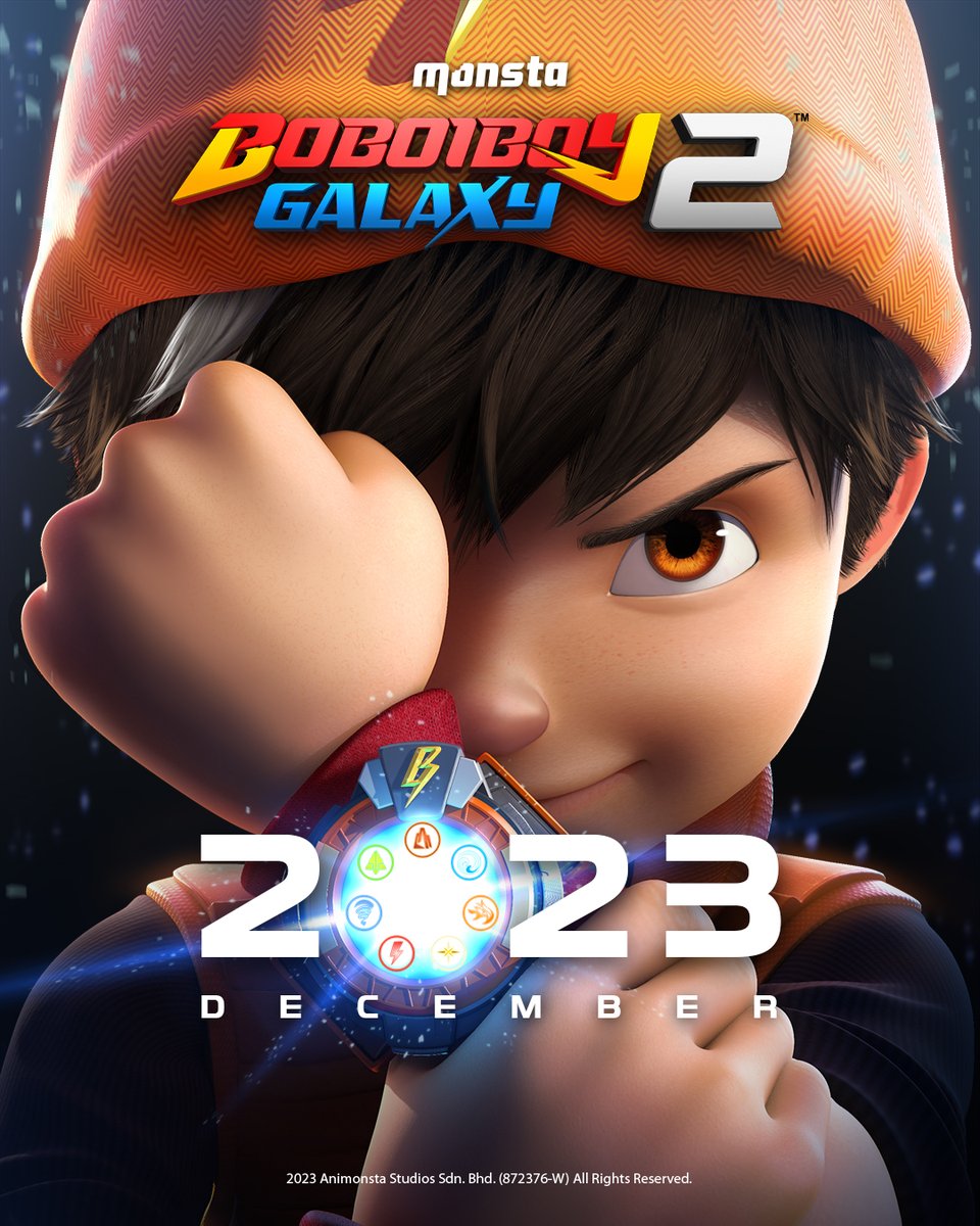 themonstastudio's tweet photo. Breaking: BoBoiBoy Galaxy Season 2 (#BG2) Teaser Poster Unleashed! Get Ready to be Captivated in December 2023!

 #BoBoiBoy #TheAnimatedSeries #Monsta https://t.co/opG3p209yp