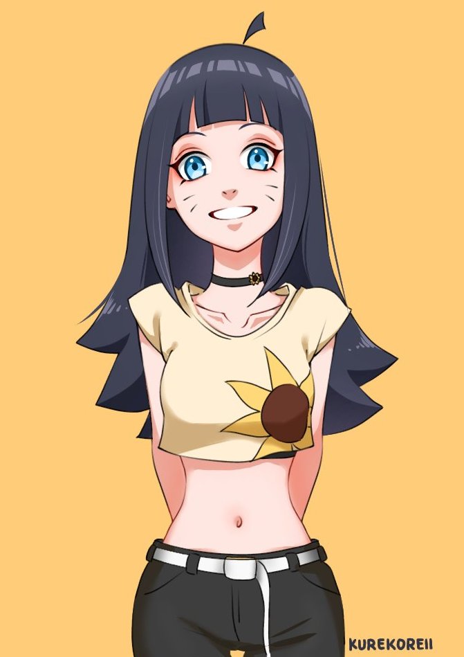 Long Haired Himawari is here!! #himawariuzumaki #HIMAWARI