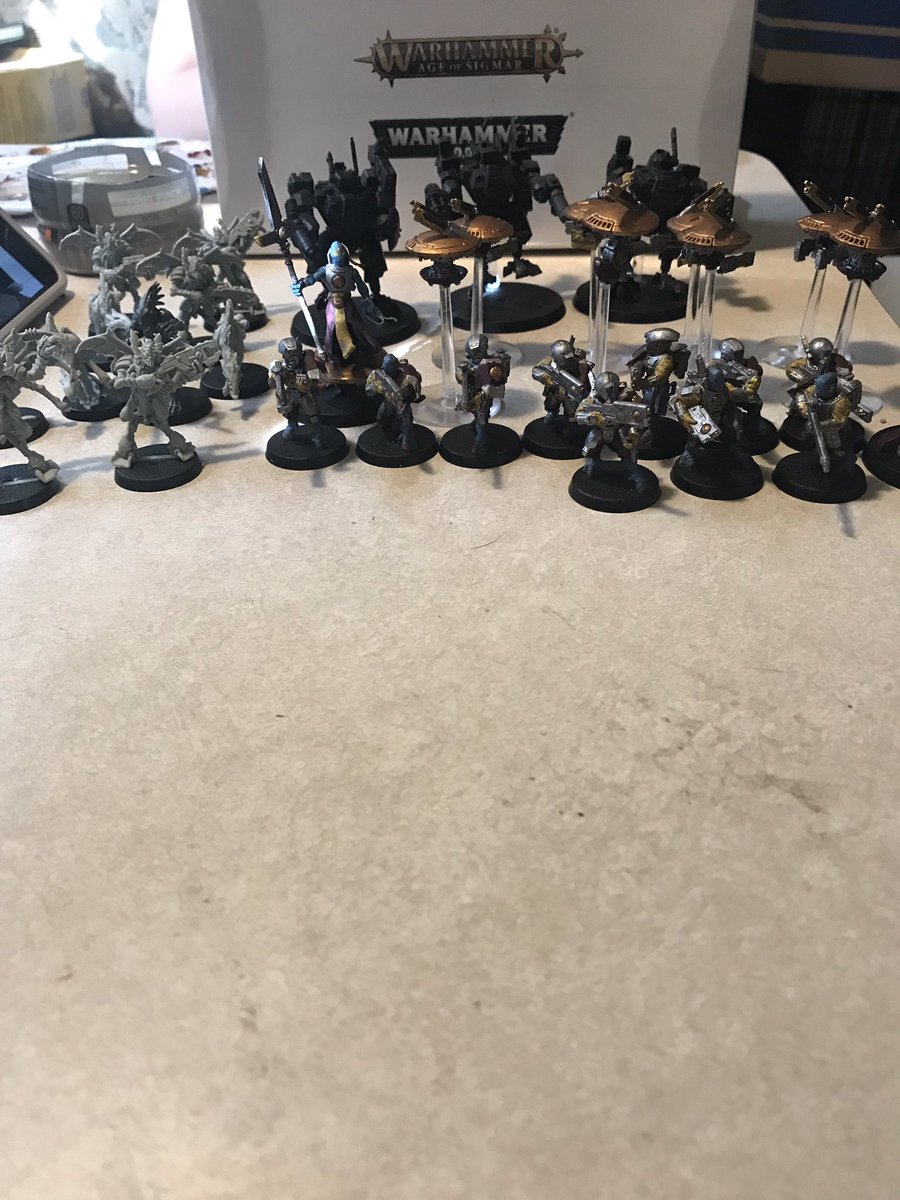 Rigfeircemen's tweet photo. I have so many more to put together/ paint. One day there will be no more grays https://t.co/0p4T8ee9C0