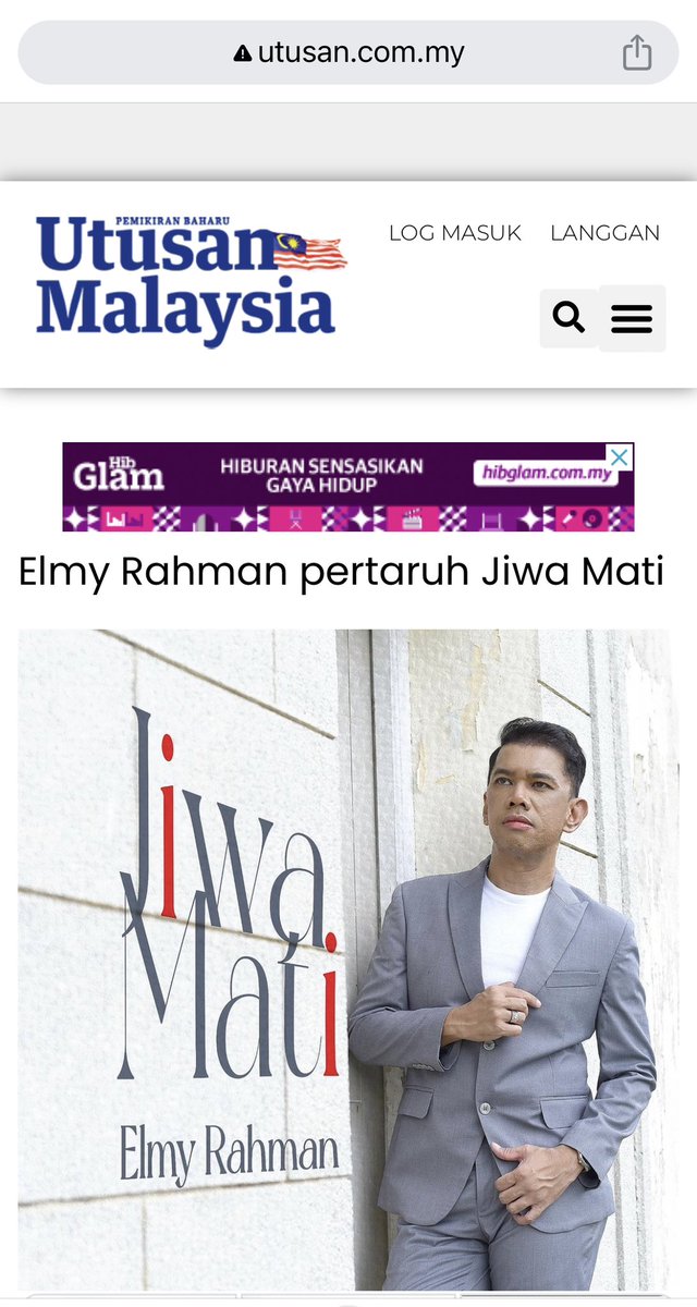 ElmyRahman's tweet photo. Terima kasih Utusan Malaysia! ❤️❤️

https://t.co/DGYdGdia7l https://t.co/lX4NCZvOn9