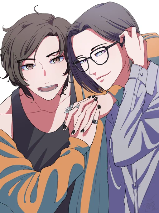 #メンズ極振り交流会#創作BL タグお借りします!創作BLとか創作男子とか描いてます色っぽい男性もかわいい男の子も大好きです 