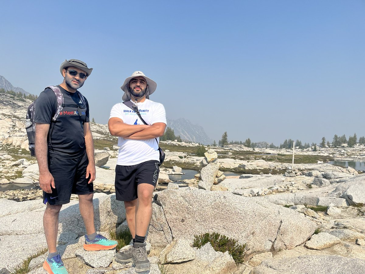 MKA_Seattle's tweet photo. Waking up for Fajr (morning) prayers and then proceeding to do a very challenging hike. #MKA_Seattle bonding in nature at the Enchantments as well as putting emphasis on their health and fitness after taking care of their spiritual growth. #FajrFit #MKAFit #WhatMuslimsDo https://t.co/ehjUXCSJuO