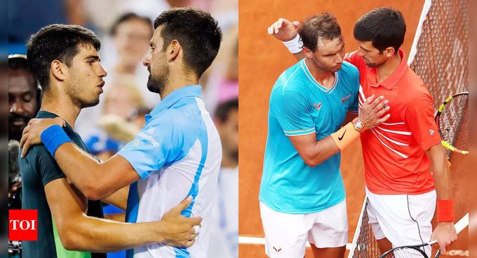 toisports's tweet photo. #CarlosAlcaraz reminds me of #RafaelNadal, says #NovakDjokovic 

READ: https://t.co/enDCW9POzr

@carlosalcaraz @DjokerNole @RafaelNadal https://t.co/v5c5Sr95nP