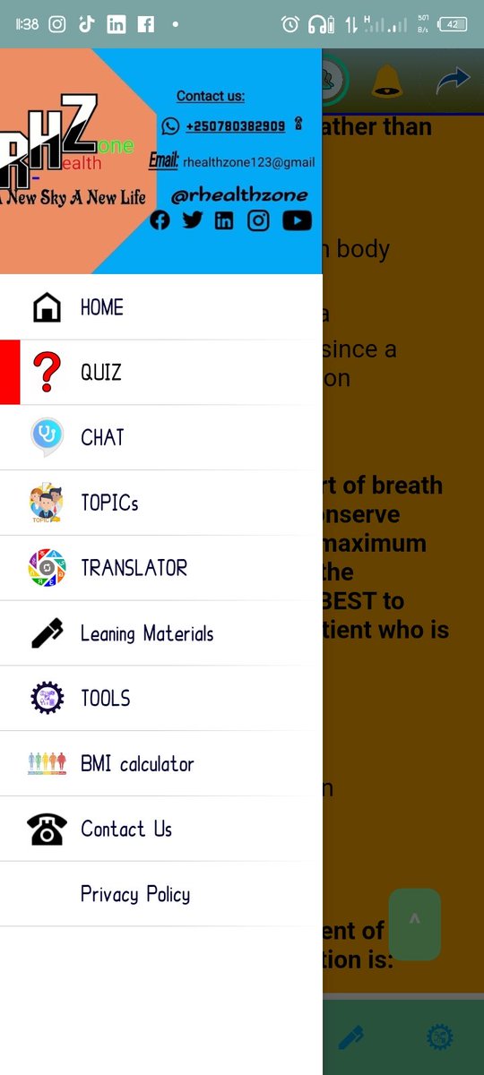 RHealthZone_'s tweet photo. 👉FOR Nurses, Midwife, Médecine, Pharmaciens...🩺🧬💊
Dounload App👇

https://t.co/x4IOB2gZCd

This App contain:
. Catch up 
. Quiz with answers
. Corrected multiple choice 
. Translator
...

AND MORE Health equipments https://t.co/EUSkhkMzXr