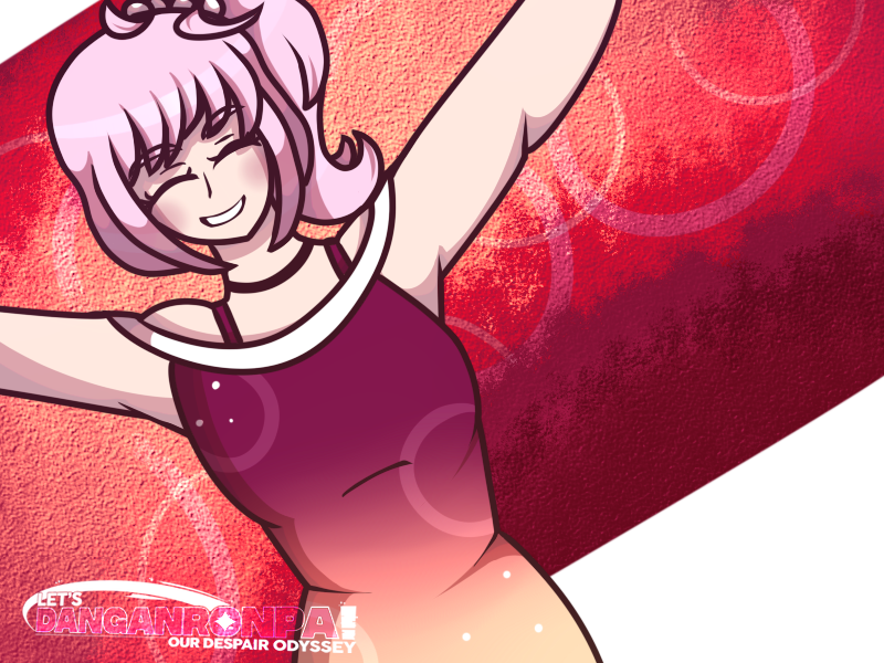 Happy birthday, Kamiyaki!
"I love going out shopping for clothes! It's actually been a while since I've bought a dress. Do you think this one fits me? It'll be a little birthday treat for myself~!"
Artwork by <a href="/iAmFrostiii/">FrostiiTime</a> 
#fanganronpa