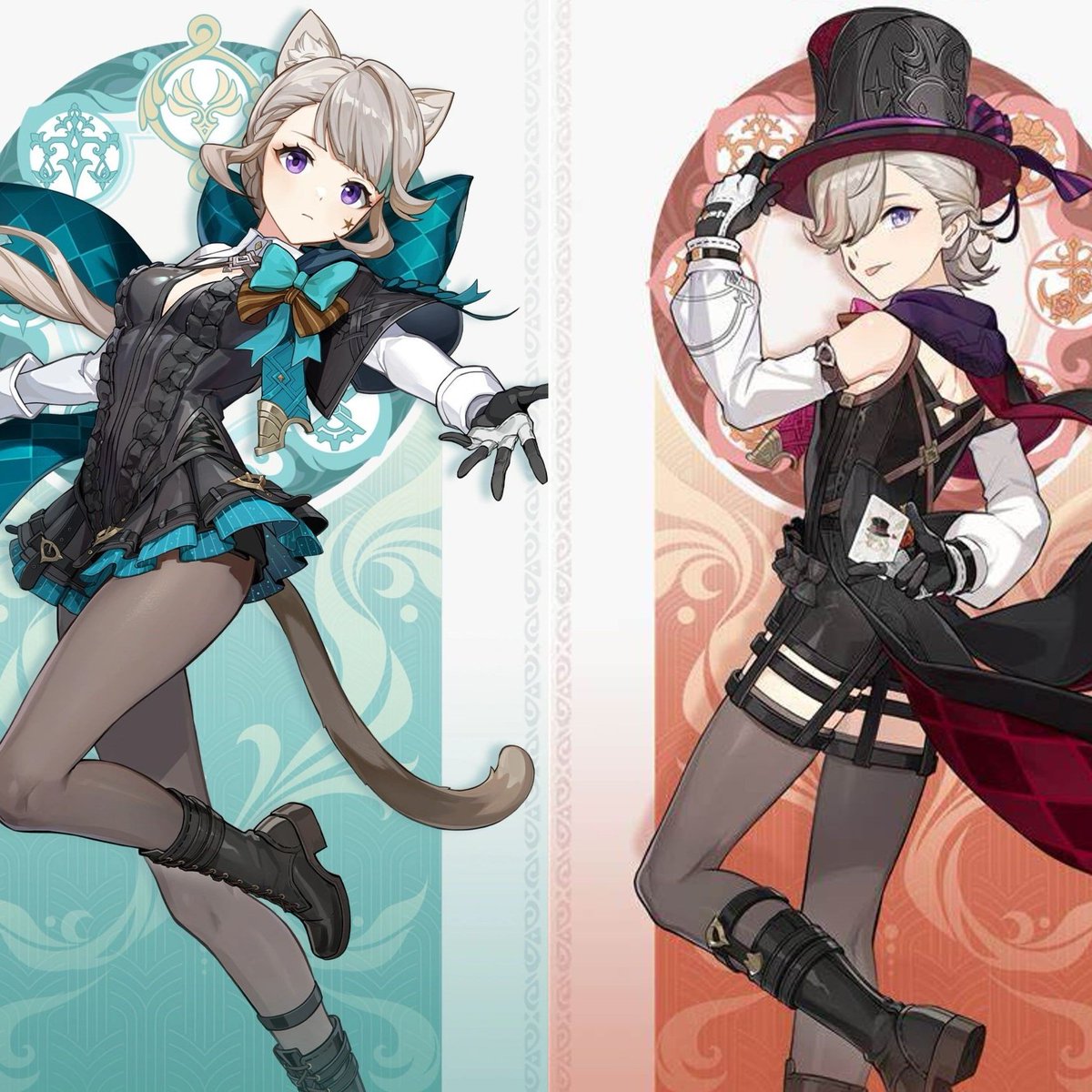 /roll a d20 and pick a twin~
the higher the number, the more submissive they'll be for you