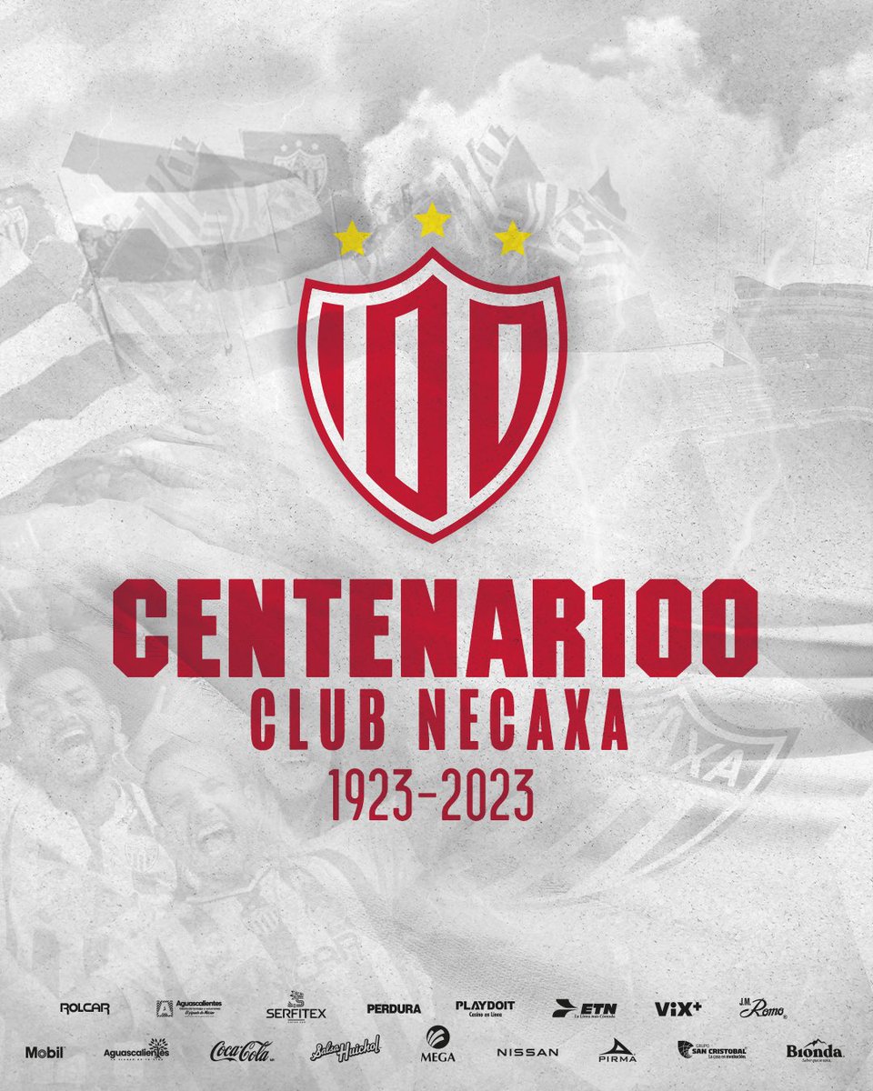 ClubNecaxa's tweet photo. 100 años de historia…
Un #Centenar100 tanto de momentos buenos como difíciles, de leyendas que fortalecieron nuestra pasión por este escudo y de memorias imborrables… pero lo principal, 100 años que no serían posibles sin ti.

Hoy, mañana y siempre, Necaxa es por ti. ❤️ https://t.co/Hs1kh0iWfr