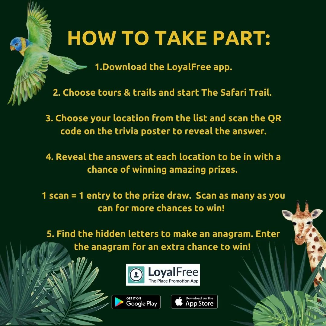 HelloDorking's tweet photo. Looking for a fun, free activity for all of the family during the Summer holidays?
Take part in The @HelloDorking Summer Safari Trail on the @LoyalFreeapp 🦁🌿
#LFSummerSafari #WildlifeAdventure #ExploreDorking https://t.co/pRSxJwGIQy