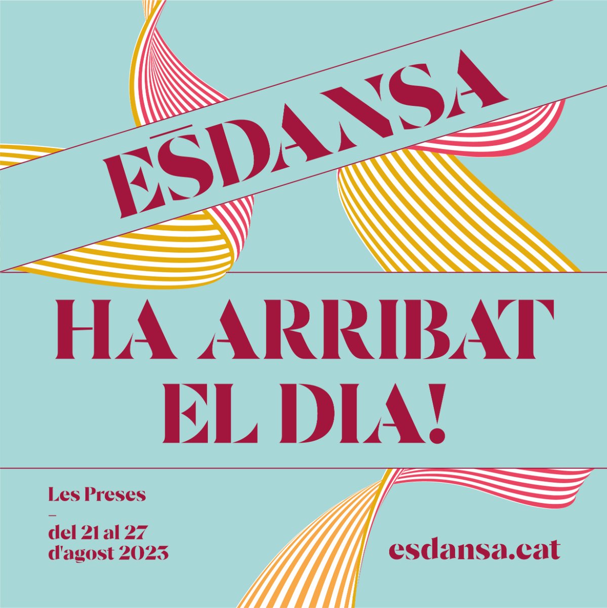esdansa's tweet photo. 😍 Després de molts dies de preparatius, nervis i ganes boges, per fi ha arribat el dia: ja tenim aquí l' #Ésdansa2023!
🎫 Si encara no tens les teves entrades pels espectacles de pagament, afanya't-hi, les trobaràs a 👉https://t.co/vmDA5ykAaS https://t.co/E3wUNWBWx9