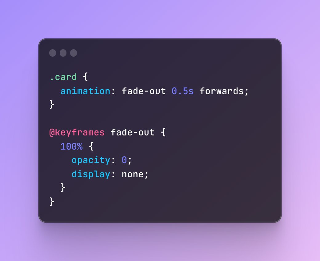 NetanelBasal's tweet photo. 🔥🚀 From @googlechrome v116, you can use display and content-visibility in keyframe rules: https://t.co/RpWLJJej4U