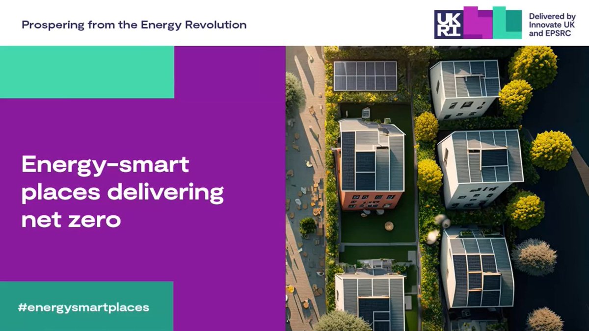 innovateuk's tweet photo. ICYMI - Recordings of the Prospering from the #EnergyRevolution conference are available.
2nd session | Energy-smart places: the power of place-based approaches; Innovate UK & #NetZero.
📽️ https://t.co/BOMMyDVtYd
@UKRI_News' #PFER programme delivered by @innovateuk & @EPSRC. https://t.co/HrRDcOrSLx