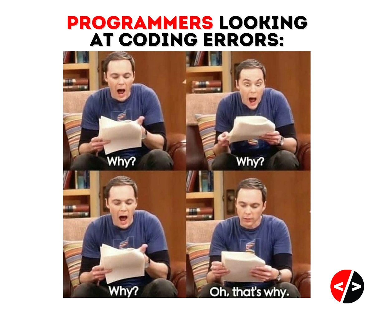 onecodecamp's tweet image. Our literal everyday life

#CodingProblems #relatable #programmerlife #programmer