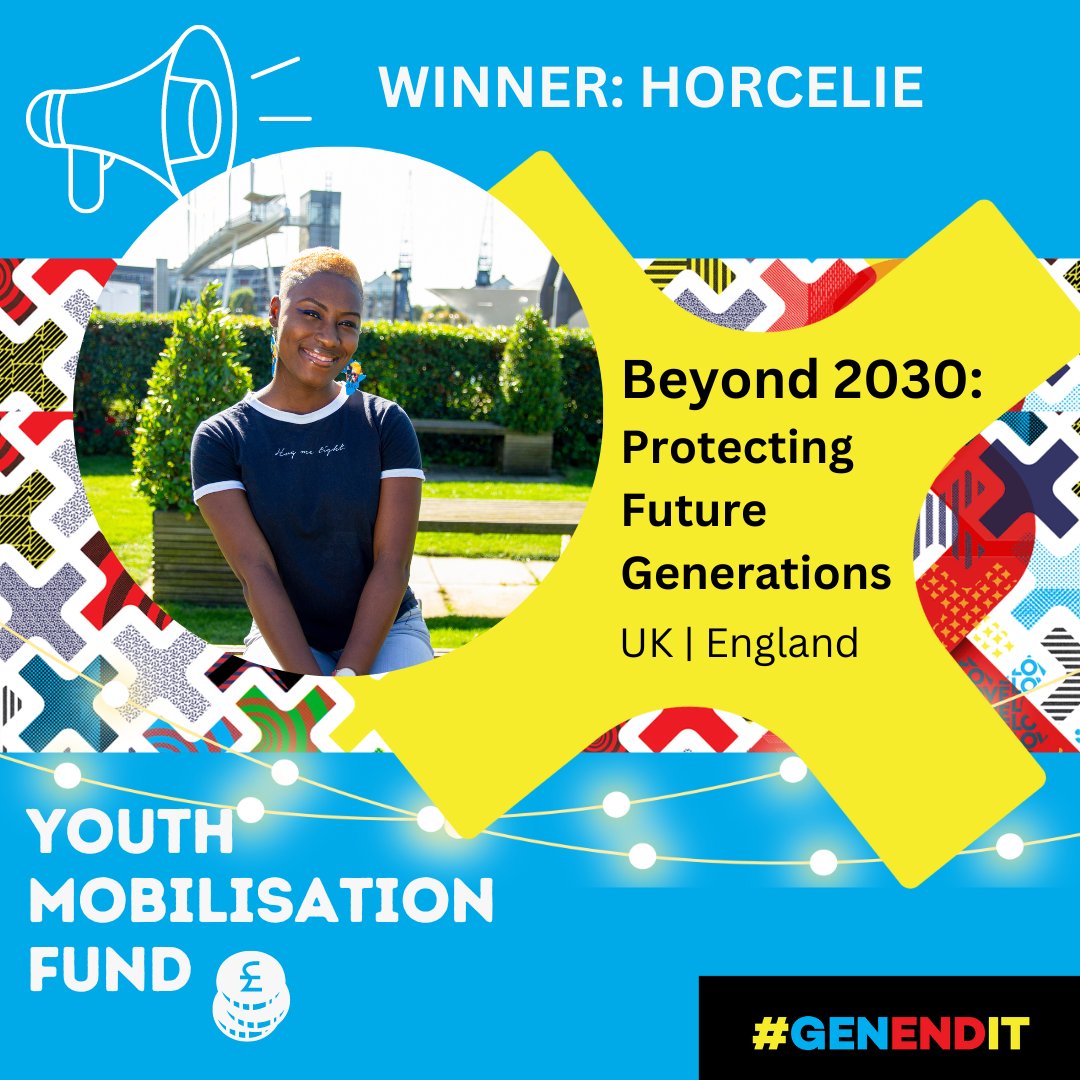 Congratulations to @horcelie for her proposal & work as part of #GenEndIt in London, reducing stigma & encouraging testing within the African community with her @Lobikocharity A #WINNER of this year's Youth Mobilisation Fund - Excited to be working 2gether. More info soon 🌟