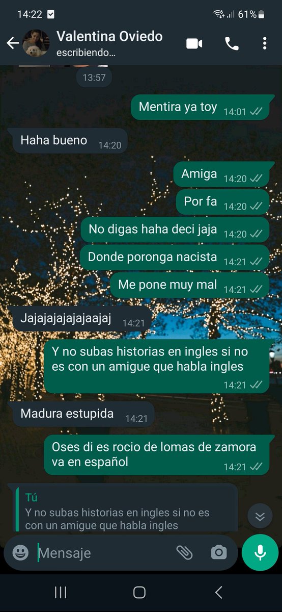 chulecandy's tweet photo. A todos los q viven en otro pais les digo lo mismo q a vale ñorfa no me hagan enojar https://t.co/6sStDqqNuT