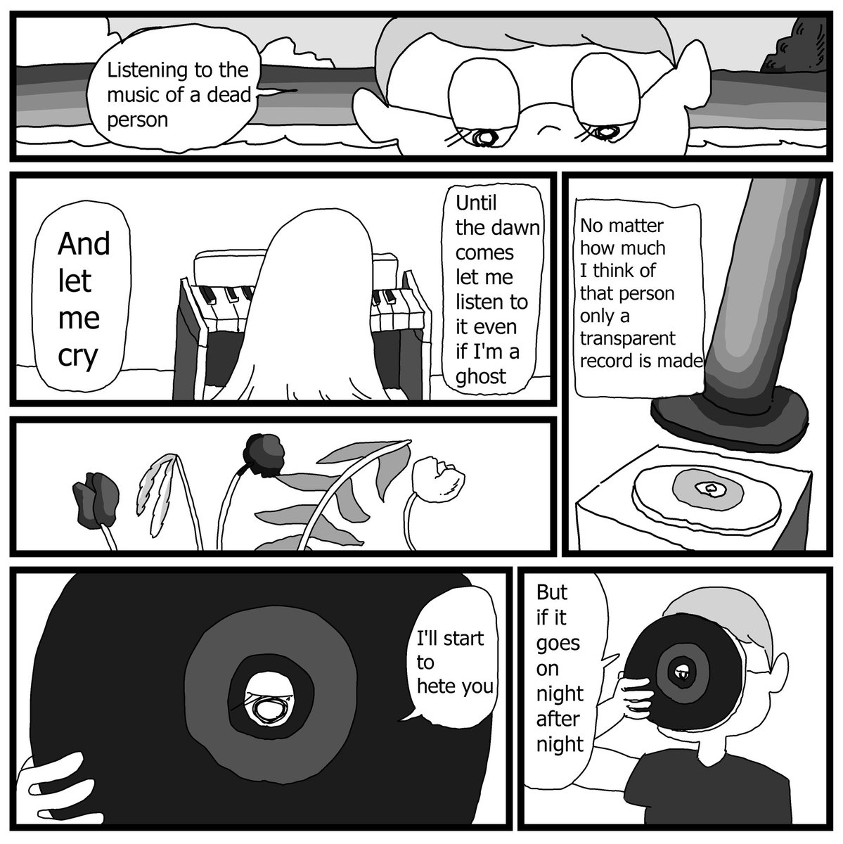 ghost music(English cartoons drawn by Japanese) 