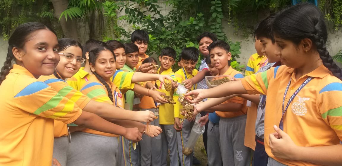 MamtaModernSSS's tweet photo. Mamta Modernities 🙍🧑🦰 of Class VI observed Akshay Urja Diwas to raise awareness about the development and importance of Renewable Energy.
#compostmaking🧑🌾
#turnspoiltosoil🌾🏵️
#lesscontamination🏞️
#greenenergy🏕️
#sustainableenergy🪴🌳 https://t.co/USZrB2xkrv