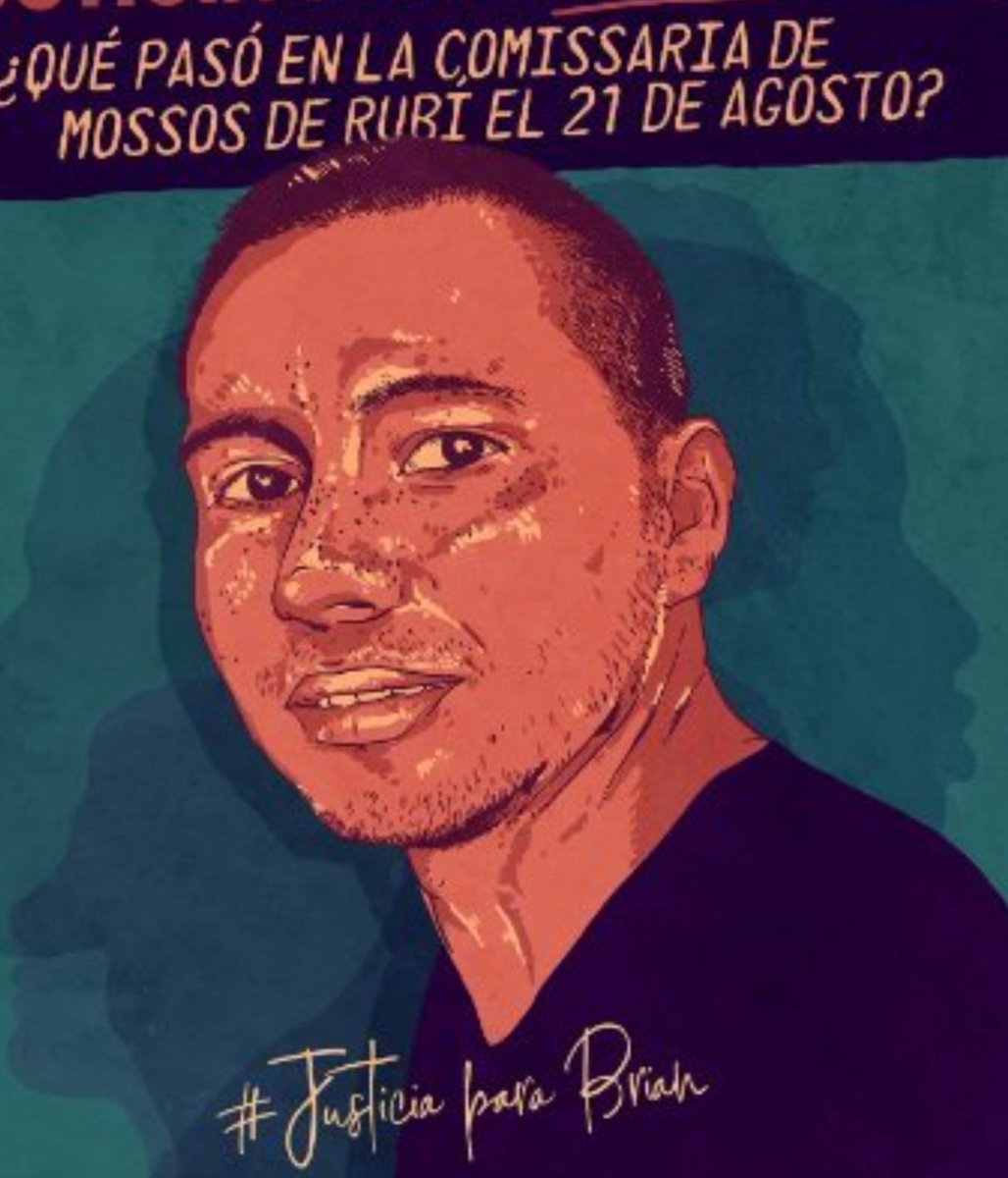 Hoy 21 hace 1 año de la muerte de Brian Rios por varías negligencias de #MossosdeescuadraRubí  bajo custodia policial y después de ser atendido en servei d’urgències de la #MútuadeTerrassa  ya detenido administrandole varios sedantes #justiciaparaBrian #sinjusticianohabrápaz