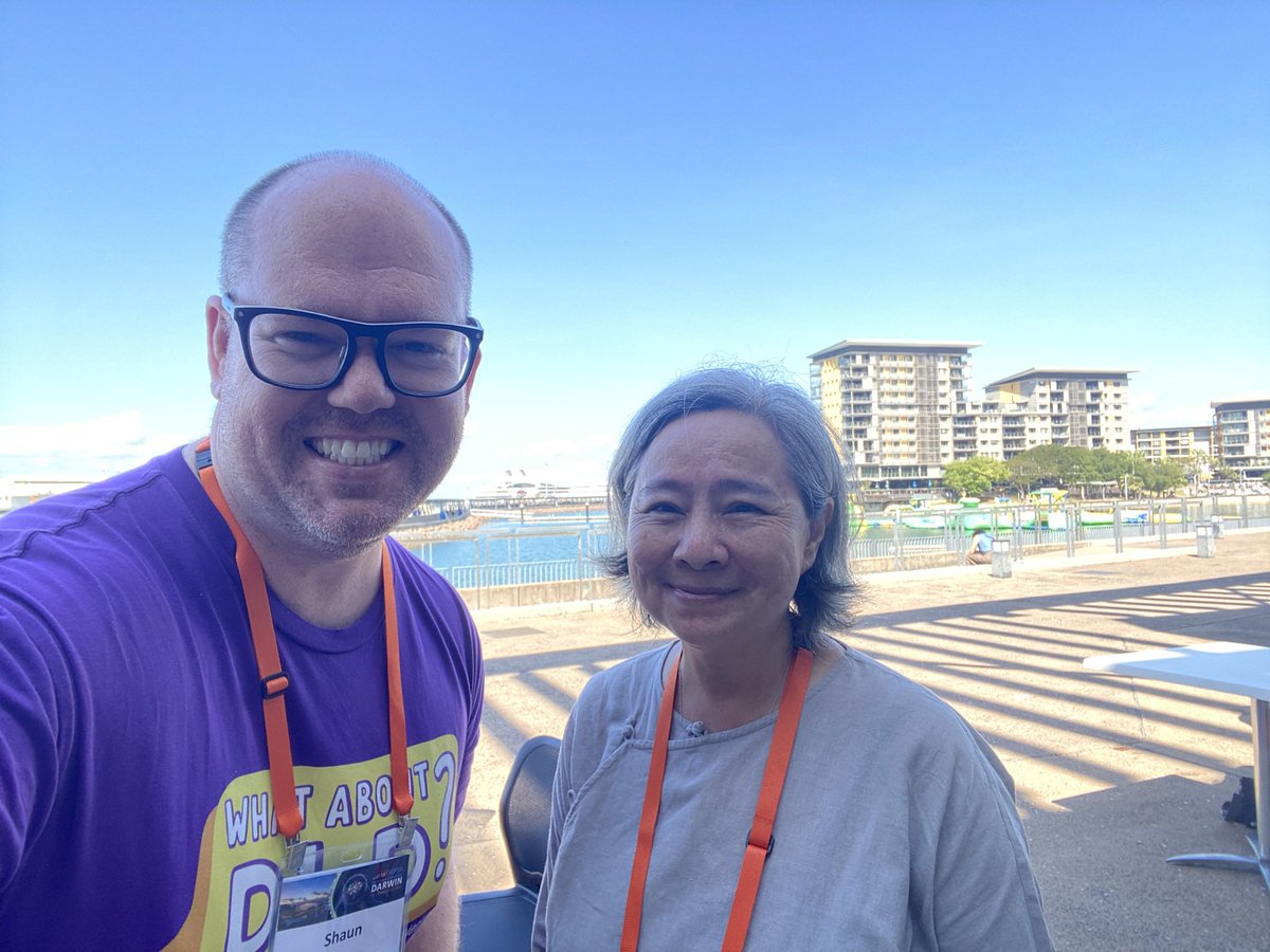 Great presentation on DLD: Working with diverse populations <a href="/nbpsa/">NBPSA</a> #nbpsa2023 and good to meet you in person <a href="/shaunziegenfusz/">Dr Shaun Ziegenfusz (he/him)</a> - thanks for all the good work on DLD - here’s to many  conversations and the work ahead <a href="/ShaunKYGoh/">Shaun Goh</a> @lilacCourt