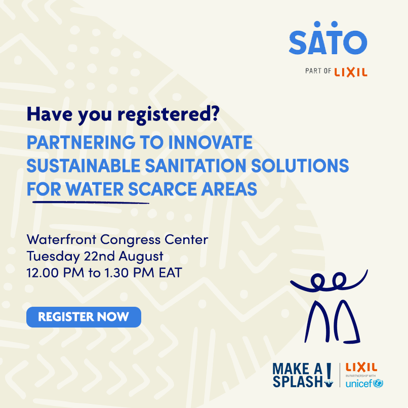 We are excited to be in Stockholm for this year’s #WorldWaterWeek event, organised by Stockholm International Water Institute (SIWI).

Join us, and <a href="/UNICEFAfrica/">UNICEF Africa</a>, <a href="/FINISHMondial/">FINISH Mondial</a>  <a href="/USAIDAfrica/">USAID in Africa</a>, @PSIimpact and <a href="/KituiCountyGovt/">Kitui County</a>  in a panel discussion on the success of Make A Splash!