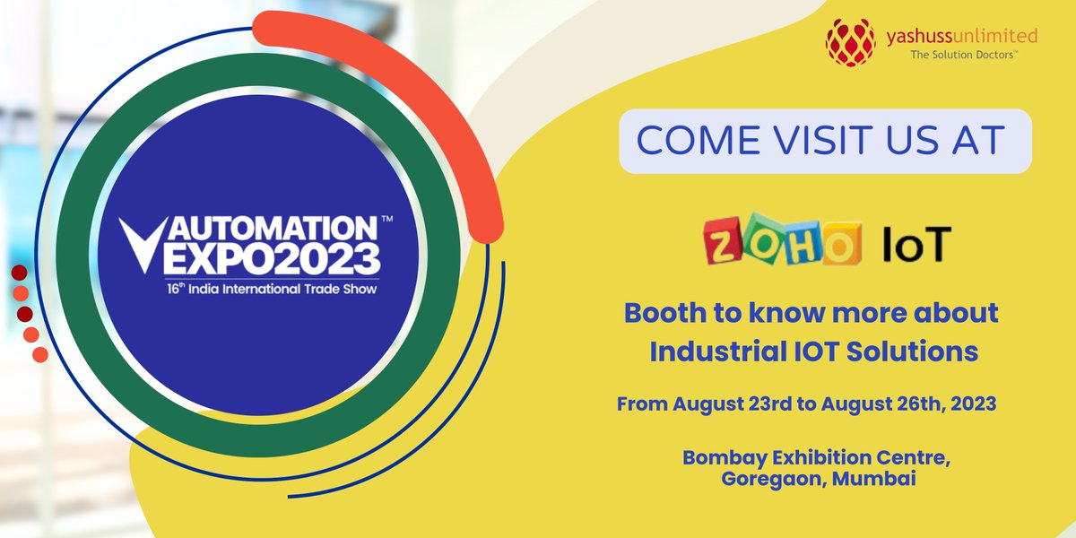 Join us at Automation Expo 2023 in Mumbai! 🏭 Explore cutting-edge automation solutions and innovations that are shaping the future of industry. See you there! 🤖 #AutomationExpo2023 #MumbaiEvents #Innovation