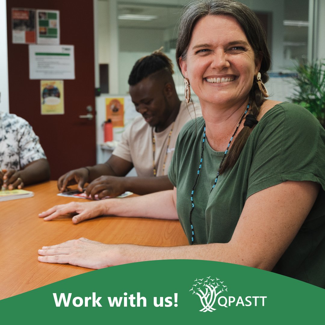 We are recruiting for multiple Counsellor Advocate positions supporting children, young people and families based in Meanjin/Brisbane and Cairns.

Check our website for the different roles and how to apply at qpastt.org.au/current-vacanc…