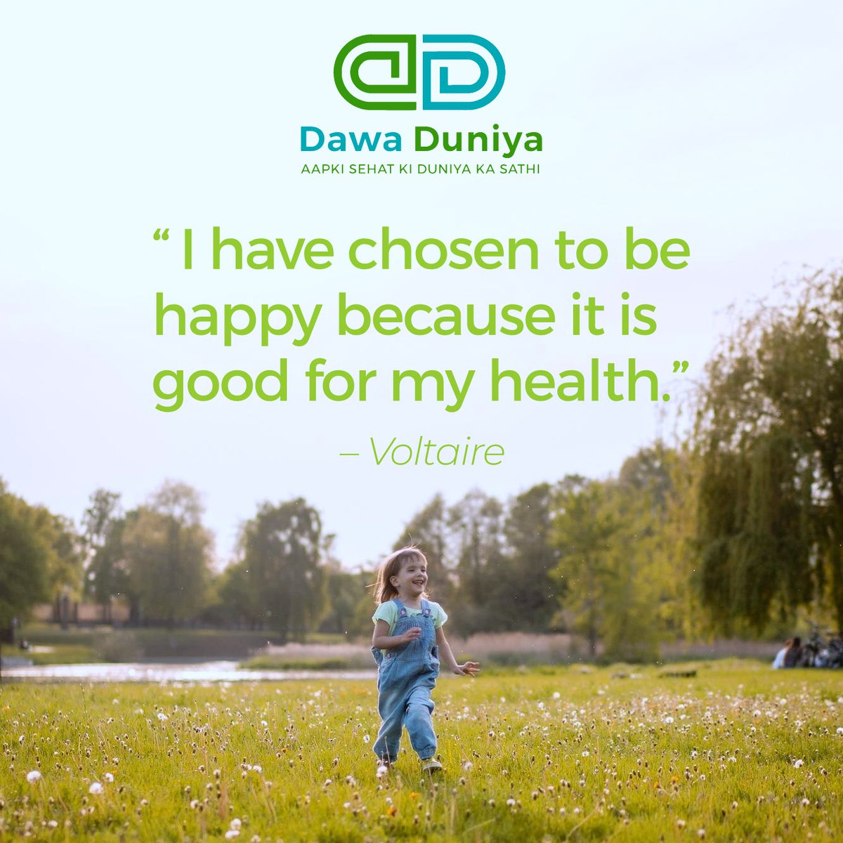 Happiness is a choice.

#dawaduniya #healthyindia 
#happiness #morning #quotes 
#kids #nature #healthcare