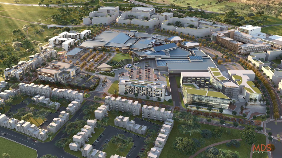 Askash's tweet photo. Despite riots and floods, the developer of KZN’s newest mixed-use precinct worth R30 billion is pushing on

Quick facts about WESTOWN - Shongweni

🌳 Size: over 100 hectares
🌳 Job opportunities created: 30 000
🌳 Location: on the N3 between Pietermaritzburg and Durban
🌳 Development rights: 520 000m² of bulk floor area already approved
🌳 Developer: Fundamentum Property Group in collaboration with the City
🌳 The land rights were purchased from Tongaat Hulett in 2016 by Fundamentum Property Group. Tongaat Hulett retains ownership of the land via a new property company: Tonga Hulett Property.

Over the next 15 years, multiple phases will roll out to include industrial, commercial, hospital, retail and residential developments. The first phase is the 50 000m2 Westown Square shopping centre - the grand opening will be early 2025. The mall (valued at over R2.5 billion) has been designed by MDS Architecture and Boogertman and Partners KZN. Fundamentum Property Group has acquired the development rights for the shopping centre with a rolling 99-year leasehold. 

Retailers who have committed to opening up in the shopping centre include: 
•Multiple stores by The Shoprite Group to the total of 10 000m2 (Checkers Hyper, Checkers Liquor, Petshop Science, Little Me, Checkers Outdoor, and Uniq Clothing)
•Edgars with a new store look - they will stock local brands; Keedo, Tread + Miller, Aca Joe, Urban, Sissyboy and Hilton Weiner
•The Mr Price Group
•Pick n Pay
•Dischem
•Clicks

The following phase will consist of 2800 residential units in the urban core and 24 000 over the development period. 170 000m2 of warehouse, logistics and commercial space is also in the pipeline along with a 100-bed private hospital.

The City will be investing over R600 million into infrastructure and roads. These upgrades will include 2 new bridges and an expansion of two-lane Kassier road into four lanes.

Due to the area’s location between Pietermaritzburg and Durban, some are comparing this to “Midrand.” This is also one of the biggest infrastructural investments by the eThekwini Municipality since the Soccer World Cup in 2010. 

What are your thoughts on this new precinct?