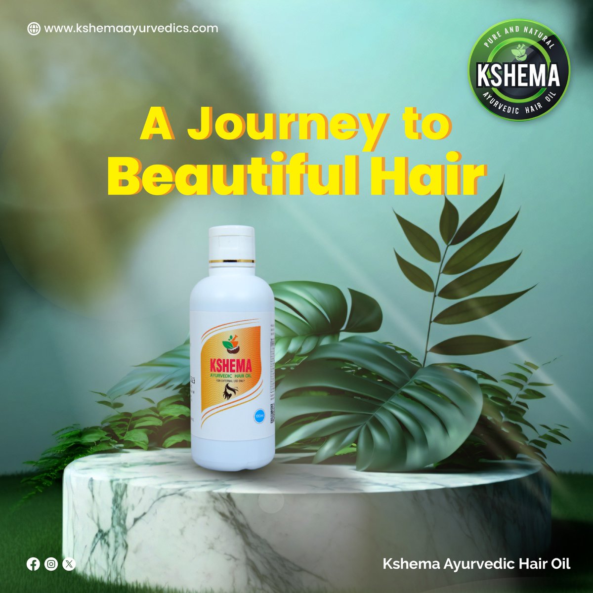Elevate your haircare routine and let Kshema be your trusted companion on this enchanting journey. Say YES to vibrant hair days!

#naturalhairoil #kshemaayurvedics #kshemahairoil #hairproduct #dandrufffreehair #hairgrowth #kshemahairoil #naturaloil  #hairgrowth