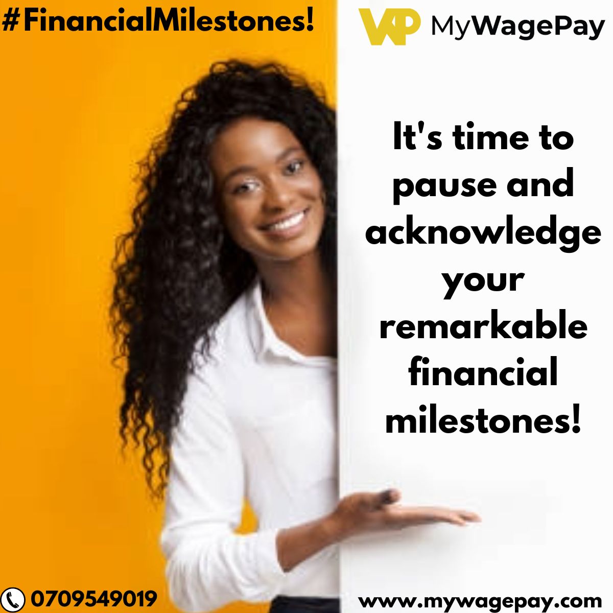 On this Monday, let's hit pause and give credit where it's due—to your remarkable financial milestones! Share your proudest financial win in the comments below. Here's to celebrating your journey together!
#financialsuccess #mondaymilestones #celebrateyourwins #Mywagepay