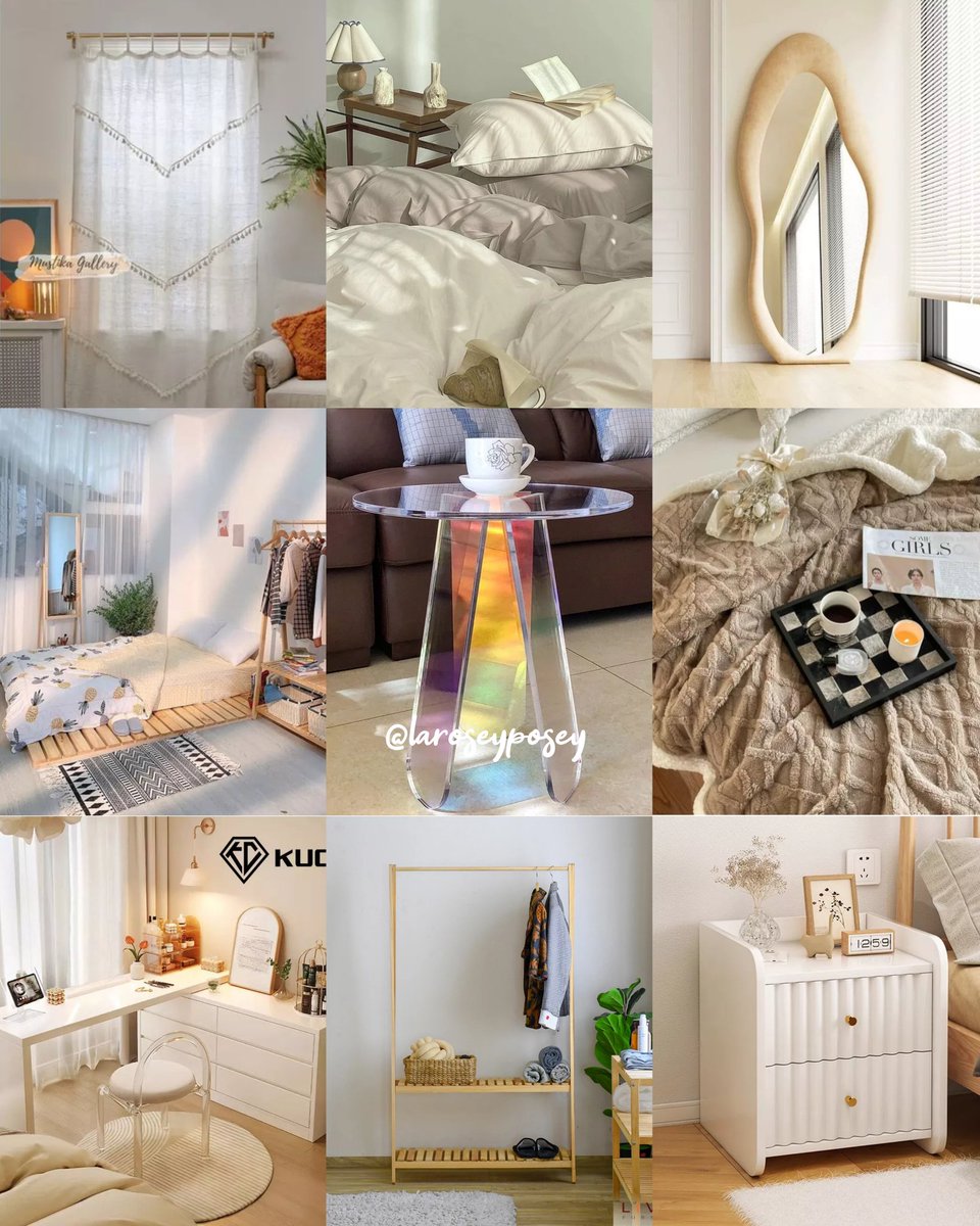 laroseyposey's tweet image. Bedroom makeover ideas 💕
(aesthetic stuffs)

— a thread