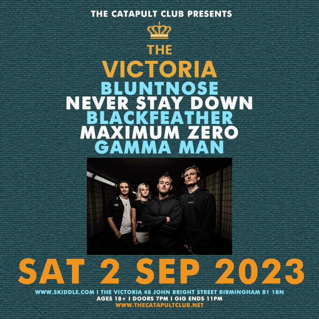 Looking forward to this one. Come see us play <a href="/TheVictoria/">The Victoria 👑</a> Birmingham this Saturday 2 September, along with some other great bands #music #newmusic #livemusic #indierock #indiemusic #indie #newmusicalert #indieartist #unsignedartist  #upcomingartist #unsignedhype #musician #viral