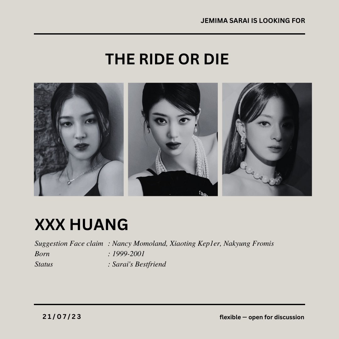 cesterenity's tweet image. ㅤ 
ㅤ
HAZEL.⠀ 
&amp;lt; A retweet will be appreciated. &amp;gt;

Untuk menunjang kisah Sarai, izinkan saya menawarkan beberapa posisi yang mungkin dapat diisi. Lengkapnya berada pada gambar di bawah ini. Terima kasih!

# Hal mengenai Isaiah terlampir setelah tweet ini.
ㅤ 
ㅤ