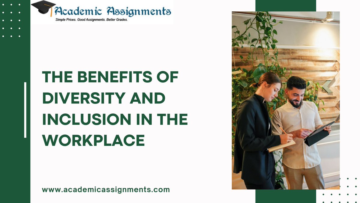 robert31539's tweet image. #DiversityMatters #AcademicAssignments
Embrace diversity, drive innovation! 🌍🌈 &quot;The Benefits of Diversity and Inclusion in the Workplace&quot; by Academic Assignments highlights how diverse teams lead to stronger organizations. 🚀
visit- academicassignments.com/blog/the-benef…