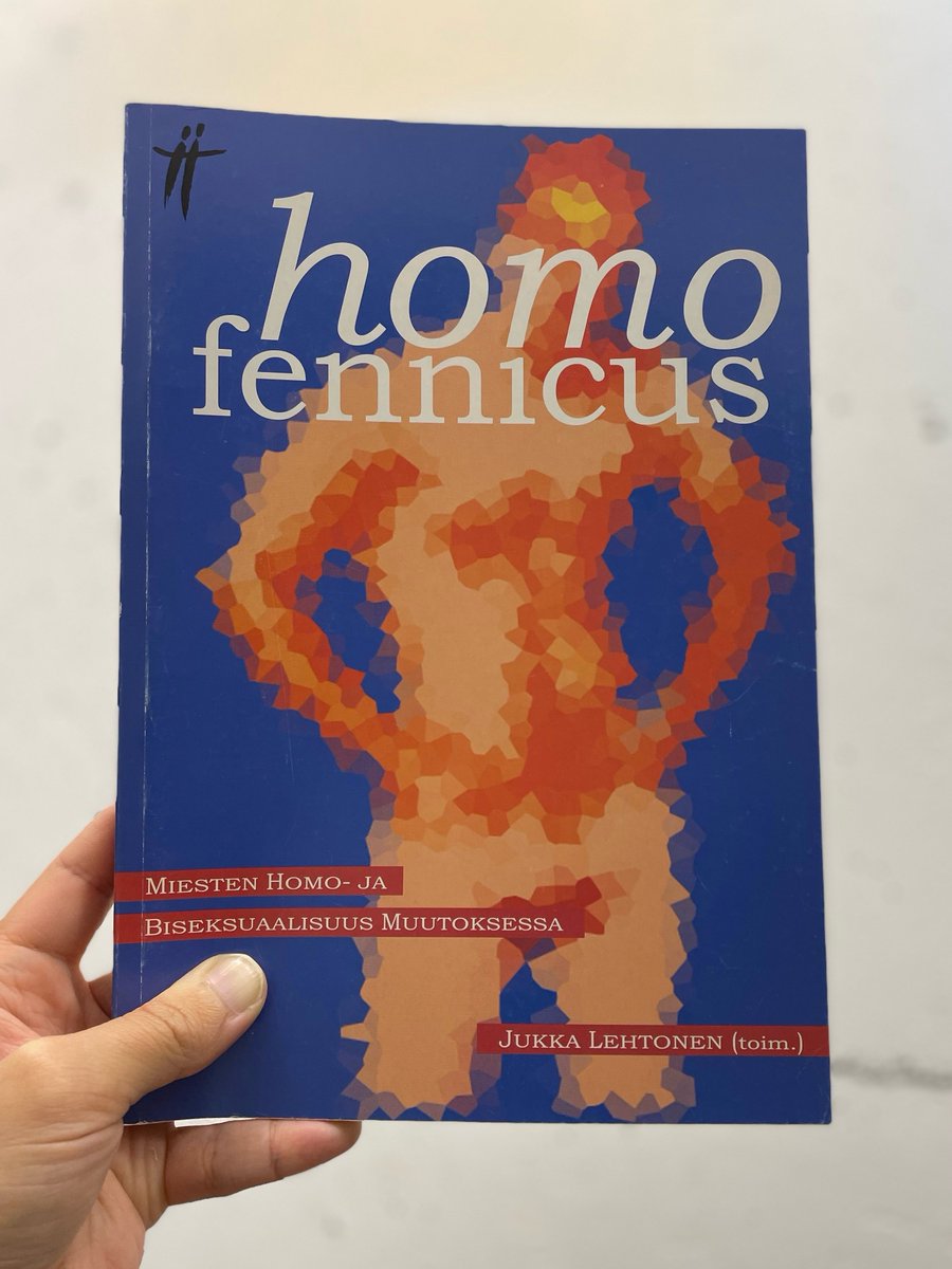 Arkistojen aarteita ⏳
👉 Homot väkivallan kohteina
👉 Homo- ja bimiehet sote-palveluissa
👉 Homoseksuaalisuus ja isyys
👉 Transihmiset ja homoliike 

Vuonna 1999 julkaisimme teoksen Homo Fennicus: miesten homo- ja biseksuaalisuus muutoksessa (toim.  Jukka Lehtonen). #TasaArvo