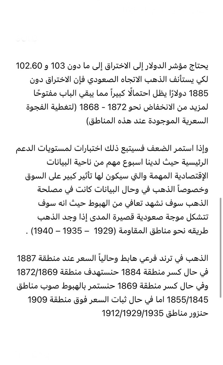 تحليل #الذهب #GOLD #الأسواق_المالية