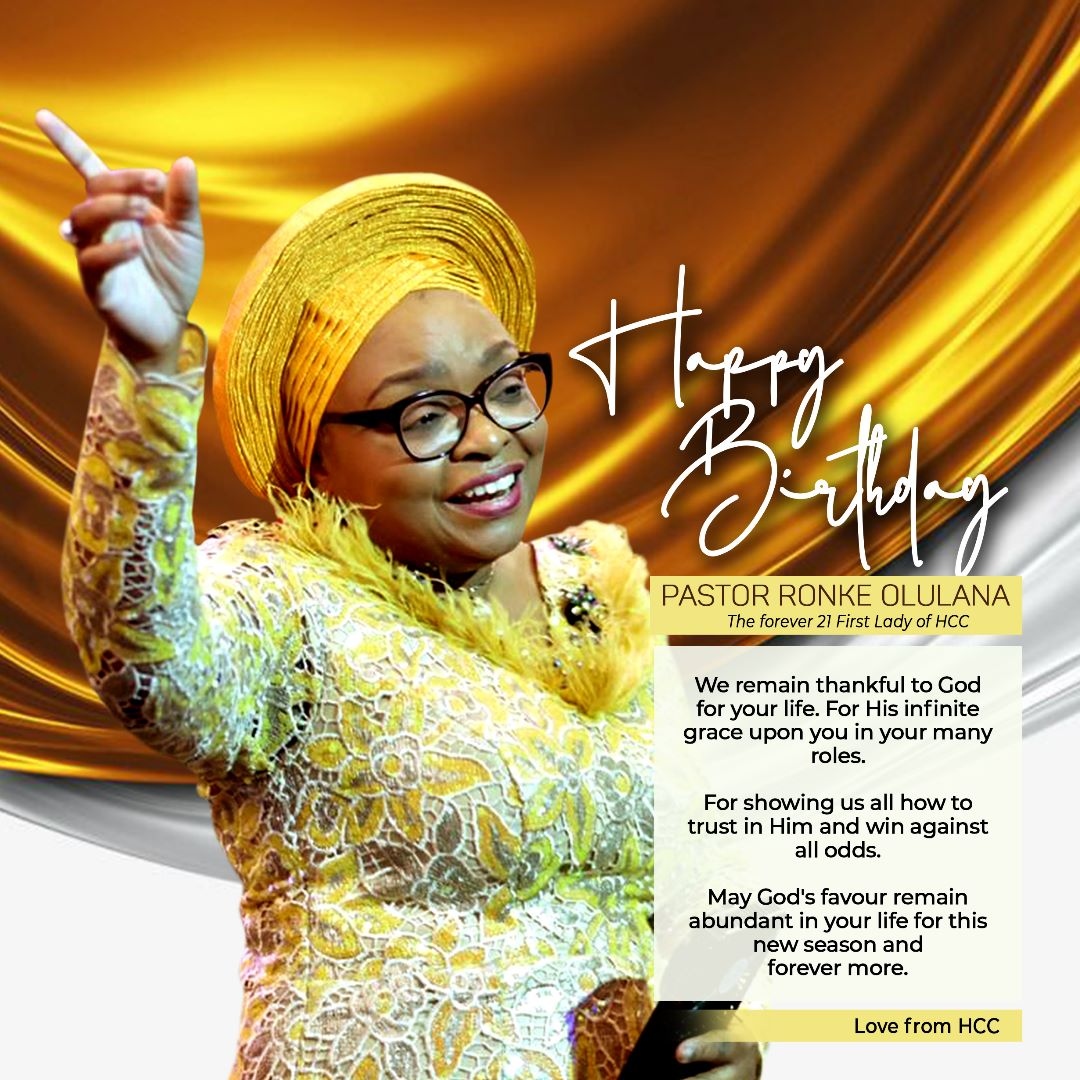 Happiest of Birthdays to our forever 21 First Lady Pastor Ronke!  Please help us celebrate her and drop a prayer in the comment below!

#happybirthday