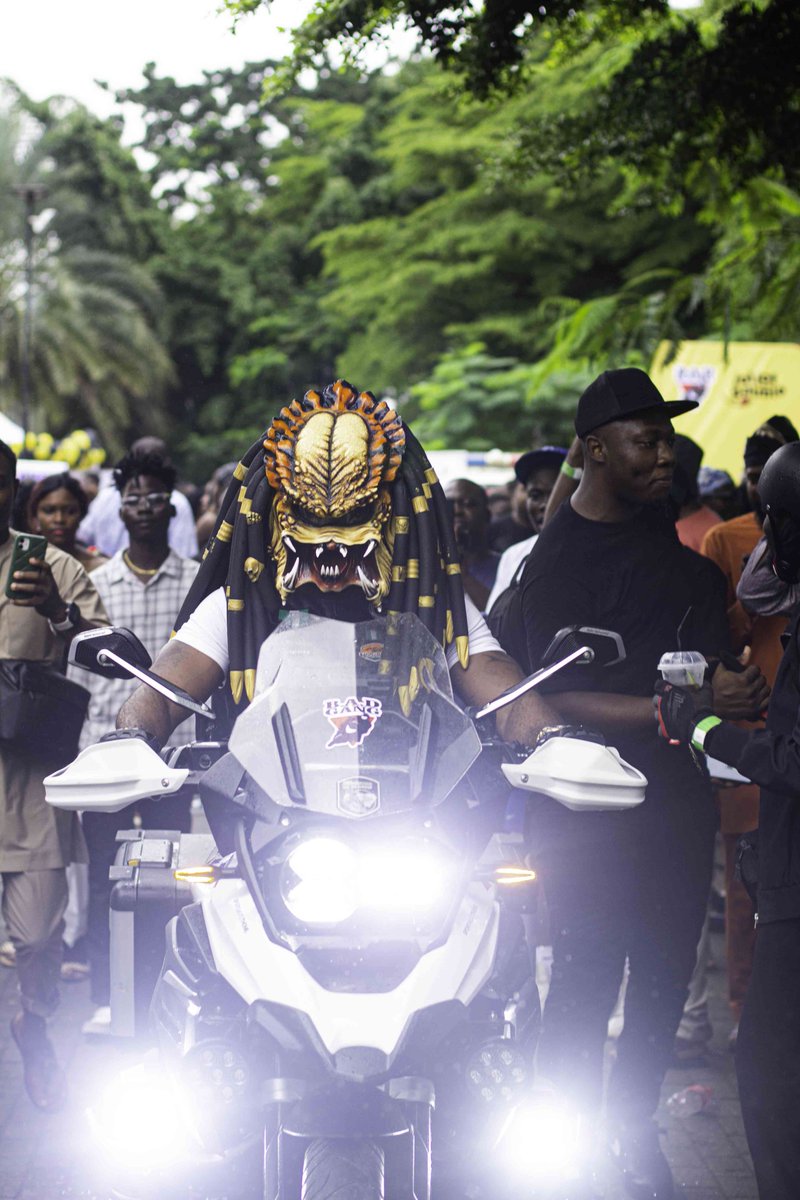 therealtamani's tweet photo. Images of riders and guests from the @Badgang_ng  Motor Bikes and Food Fest, Jollof and Palmie 5.

A thread: https://t.co/voS8x9t4Lk