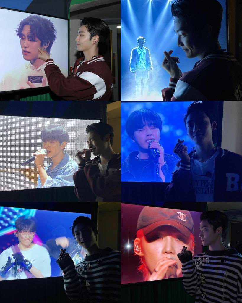 kimsunwoorld's tweet photo. they're always so supportive to each other, best boys, family🥹 https://t.co/kXsqcX10vS